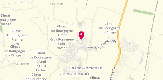 Plan de Domaine Jean Grivot, 6 Rue de la Croix Rameau, 21700 Vosne-Romanée