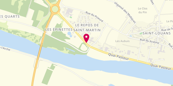 Plan de Domaine de l'Abbaye, 64 Rue de l'Ancien Port, 37500 Chinon