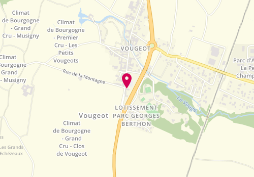 Plan de La Grande Cave de Vougeot, 31 Rue du Vieux Château, 21640 Vougeot