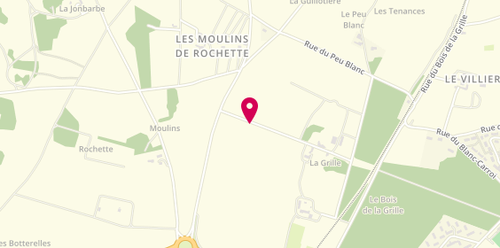 Plan de Château de la Grille, Route de Huismes, 37500 Chinon