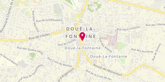 Plan de Atout Vins, 3 place du Champ de Foire, 49700 Doué-la-Fontaine