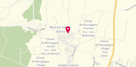 Plan de Domaine Jeanniard Alain, 4 Rue Aux Loups, 21220 Morey-Saint-Denis