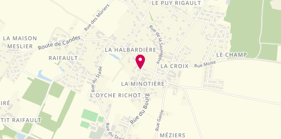 Plan de Domaine du Puy Rigault, 12 Route de Candes, 37420 Savigny-en-Véron