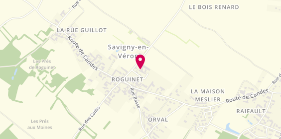 Plan de Domaine Olga Raffault, 1 Rue des Caillis, 37420 Savigny-en-Véron
