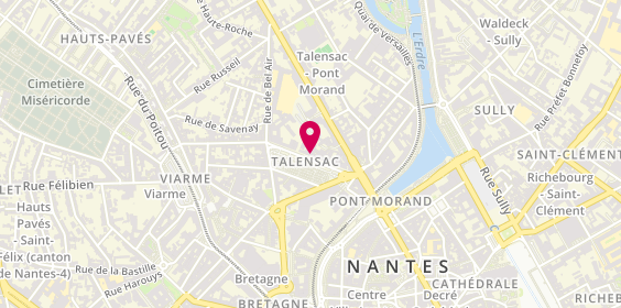 Plan de Les Côteaux de Talensac, Marché Talensac, 44000 Nantes