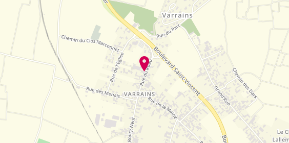Plan de Domaine des Varinelles / Famille Daheuiller, 28 Rue du Ruau, 49400 Varrains