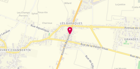 Plan de La Table de Pierre Bourée, 40 Route de Beaune, 21220 Gevrey-Chambertin
