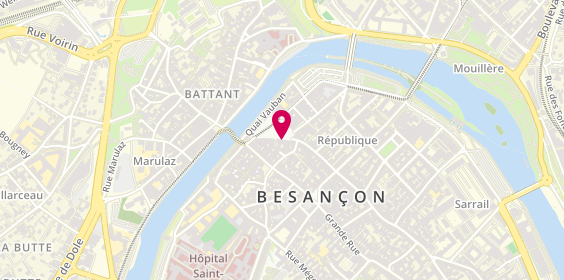 Plan de Nicolas Besançon Centre, 16 place de la Révolution, 25000 Besançon