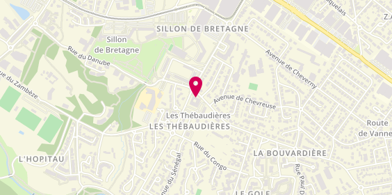 Plan de CAVAVIN - Saint Herblain, Centre Commercial des Thébaudières
1 Rue du Nil, 44800 Saint-Herblain