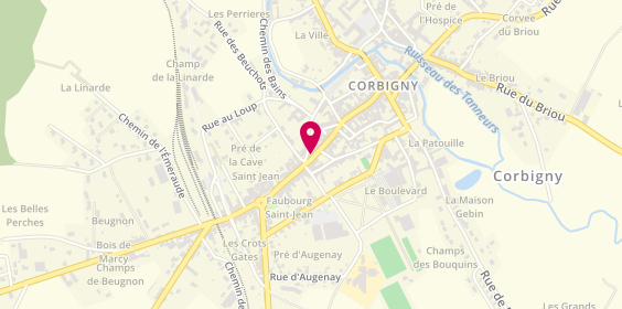 Plan de Cave Saint Louis, 38 Rue des Forges, 58800 Corbigny