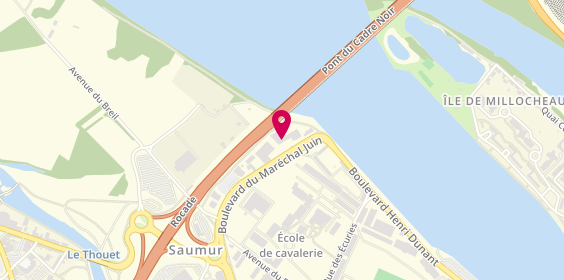 Plan de Chope et Compagnie Saumur, Boulevard du Maréchal Juin, 49400 Saumur