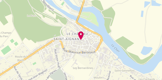 Plan de Aux Trésors de Bacchus, 27 Rue Constant Ragot, 41110 Saint-Aignan