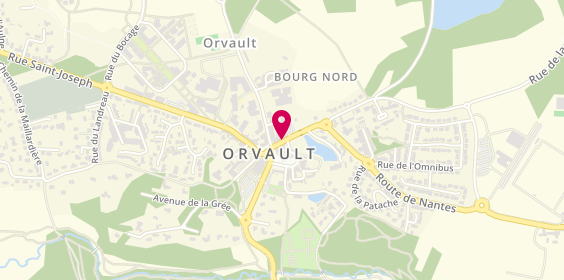 Plan de La Cave Orvault, 8 Rue Hubert de la Brosse, 44700 Orvault