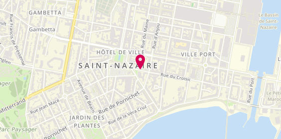 Plan de Roule Casquette, 36 Rue du Croisic, 44600 Saint-Nazaire