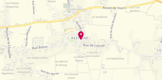 Plan de Domaine du Cèdre, 4 la Grand Rue, 37140 Restigné