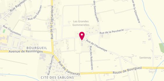 Plan de Bertrand & Vincent Marchesseau, 16 Rue de l'Humelaye, 37140 Bourgueil