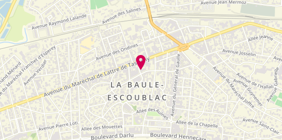 Plan de CAVAVIN - la Baule, 18 avenue du Marché, 44500 La Baule-Escoublac