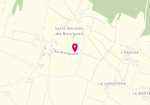 Plan de Hersard Philippe et Annie, Lieu-Dit Bas Chelot, 37140 Saint-Nicolas-de-Bourgueil