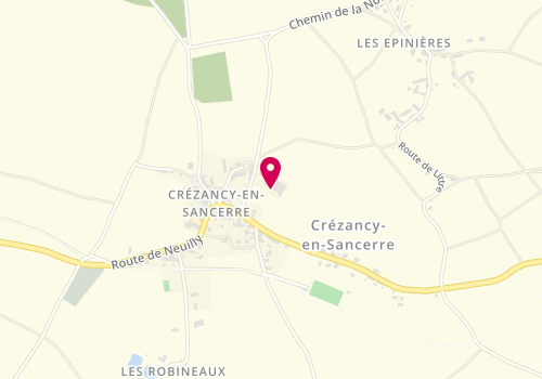 Plan de Scea Chevreau, 4 Chemin Noue, 18300 Crézancy-en-Sancerre