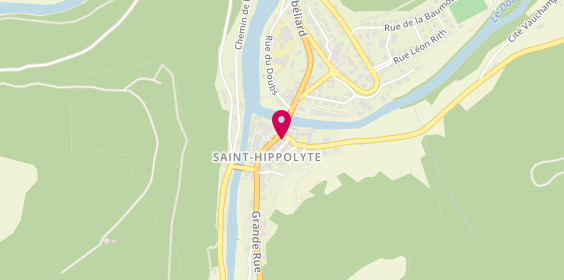 Plan de Cave Arnoux, 7 Grande Rue, 25190 Saint-Hippolyte