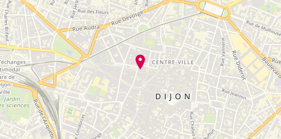 Plan de Le Chalet Comtois, 28 Rue Musette, 21000 Dijon