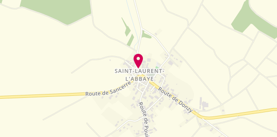 Plan de Château de l'Abbaye, 4 Route Villiers, 58150 Saint-Laurent-l'Abbaye