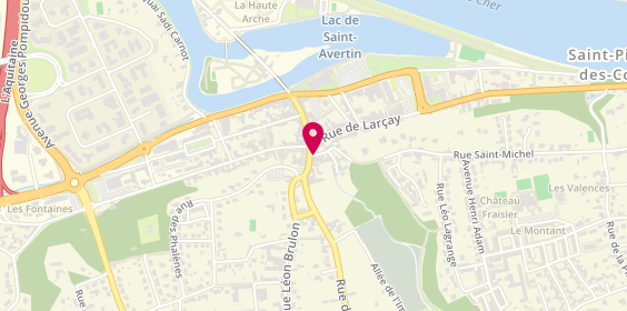 Plan de La Petite Épicerie, 8 Rue de Cormery, 37550 Saint-Avertin