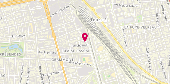 Plan de Le Gambrinus, 69 Rue Blaise Pascal, 37000 Tours