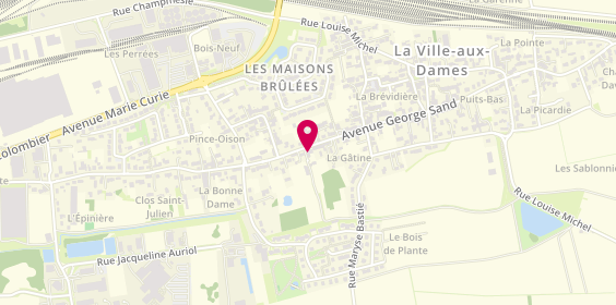 Plan de Cellier des Dames, 94 avenue George Sand, 37700 La Ville-aux-Dames