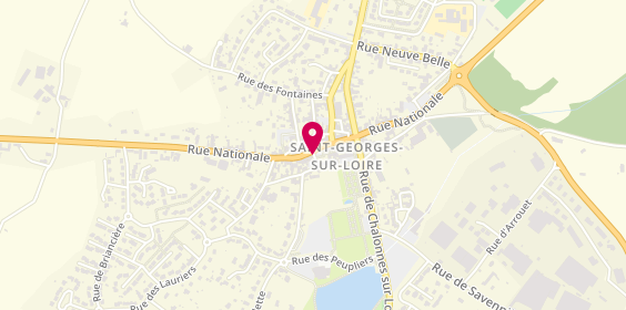 Plan de Douceur Plaisir et Gourmandises, 3 place de l'Église, 49170 Saint-Georges-sur-Loire