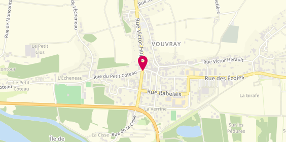 Plan de Au Jardin Vouvrillon, 18 Rue de la République, 37210 Vouvray