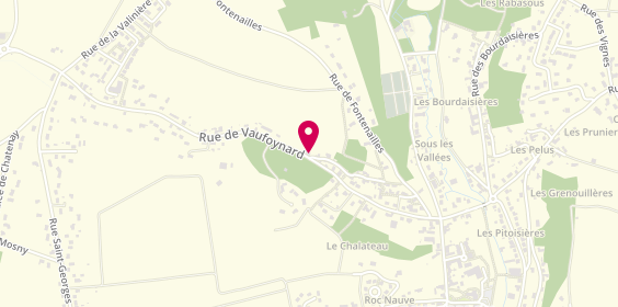 Plan de Caves du Domaine Bourillon Dorléans, 30 Bis Rue de Vaufoynard, 37210 Rochecorbon