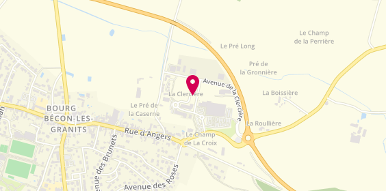 Plan de La Cav', avenue de la Clercière, 49370 Bécon-les-Granits