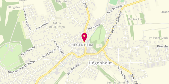Plan de Vinothèque Hegenheim, 16 Rue de Hesingue, 68220 Hégenheim