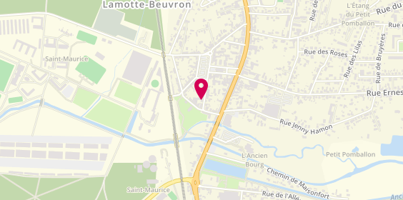 Plan de Les Caves Lamottoises, 5 Rue Durfort de Duras, 41600 Lamotte-Beuvron