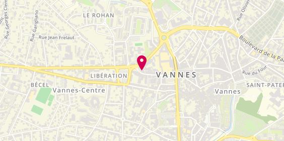 Plan de Cavavin Vannes, 32 Rue Hoche, 56000 Vannes