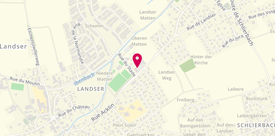 Plan de Au Palmier, 33 Rue Acklin, 68440 Landser