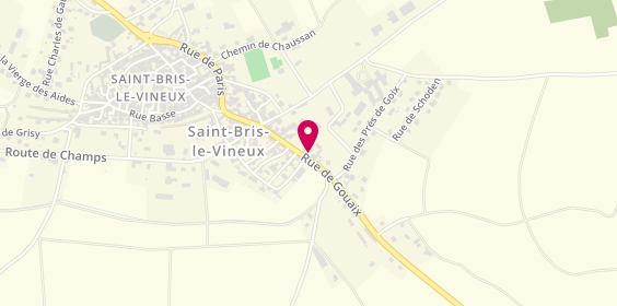 Plan de Cave de la Tourelle, 27 Rue de Gouaix, 89530 Saint-Bris-le-Vineux