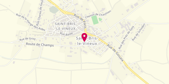Plan de Domaine des Remparts, 6 Route de Champs, 89530 Saint-Bris-le-Vineux