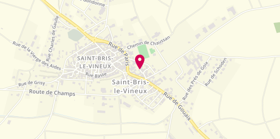 Plan de Lhéritier Duchêne, 14 Rue Chaude, 89530 Saint-Bris-le-Vineux