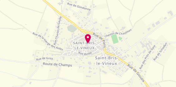 Plan de Domaine Jean-Louis Jean-Christophe Bersan, 20 Rue du Dr Tardieux, 89530 Saint-Bris-le-Vineux