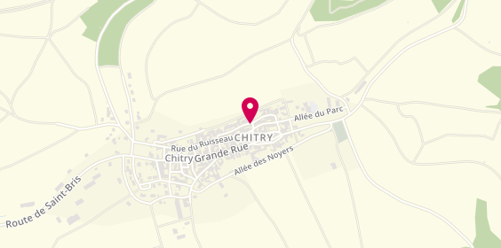 Plan de Edmond CHALMEAU et Fils, 20 Rue du Ruisseau, 89530 Chitry