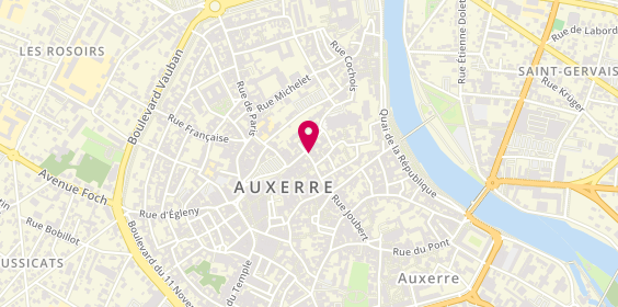 Plan de La Bourgogne en Toute simplicité, 12 Rue Fourier, 89000 Auxerre
