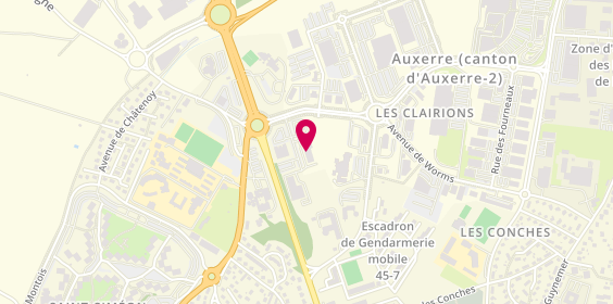 Plan de Comptoir des Vignes Auxerre, Zone Commerciale des Clairions
9 Rue Louise Weiss, 89000 Auxerre