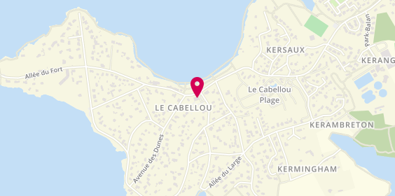Plan de La Cave du Cabellou, 119 avenue du Cabellou, 29900 Concarneau
