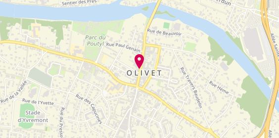 Plan de Le Temps Pour Tant - Cave, 256 Rue Marcel Belot, 45160 Olivet