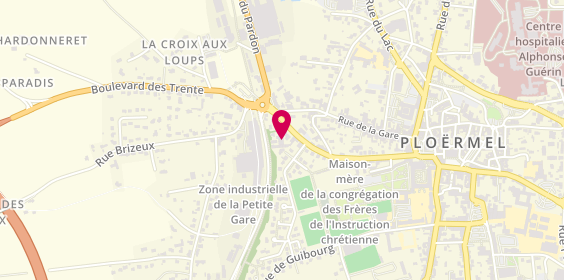 Plan de Les Bouteilles de Clem, 35 Boulevard Foch, 56800 Ploërmel