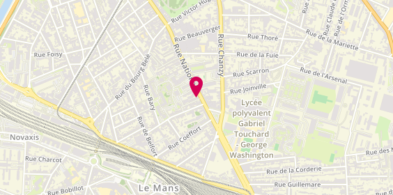 Plan de Les Vins Vivants, 174 Rue Nationale, 72000 Le Mans