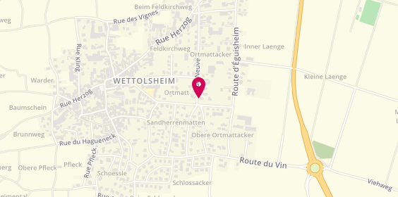 Plan de Cave Waldvogel - Peluzzi, 41 Rue Neuve, 68920 Wettolsheim
