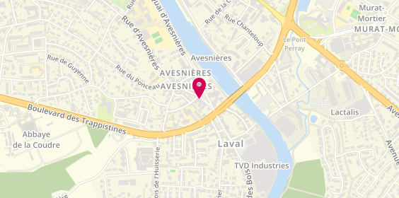 Plan de La Cave, 14 place d'Avesnières, 53000 Laval